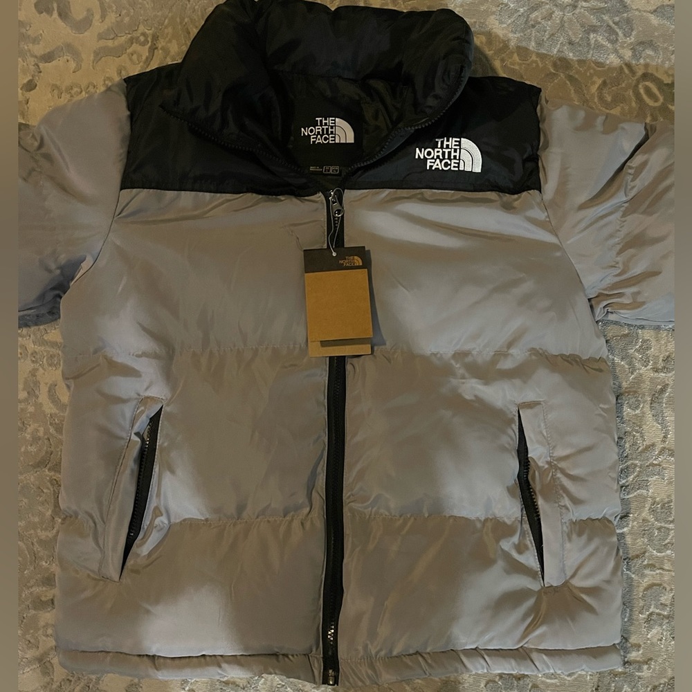 The North Face Puffer Gray Large